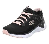 Skechers Women's SOLAR FUSE Trainers, Black (Navy Mesh/Hot Pink & Blue Trim Bkpk), 4 (37 EU)