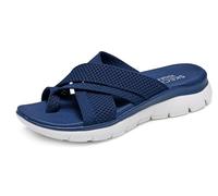 Skechers Summits-Fantasy Walk Sport Sandalen für Damen, Marineblau, 42 EU