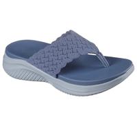 Skechers Women's Ultra Flex 3.0-Ryhthm Waves Flip-Flop, Schiefer, 38.5 EU