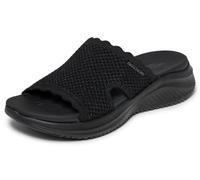 Skechers Women's Ultra Flex 3.0 Sandal Bring IT Flat, Black, 38 EU