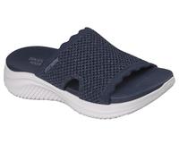Skechers Women's Ultra Flex 3.0 Sandal Bring IT Flat, Navy, 42 EU