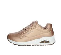 Skechers Women's UNO Bold Trainers, Pink (Rose Gold Duraleather Rsgd), 3 (36 EU)
