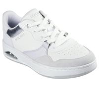 Skechers Sneaker UNO CTL Damen Weiß Gr. 40 Lederimitat/Veloursleder Retro-Schnürschuh