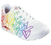 Skechers Uno - Full of Love Damen Freizeitschuhe, weiß, Größe 37 37