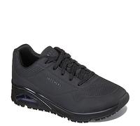 Skechers Women's Work Relaxed Fit UNO SR Sneaker, Black, 9 W