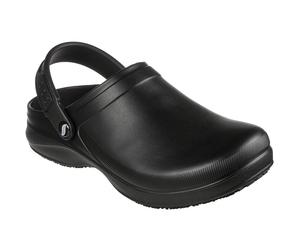 Skechers Work Arch Fit: Riverbound SR Herren Pantoletten, schwarz, Größe 43 43