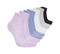 Skechers Work Crew Socken für Herren, 8er-Pack, mittelbraun, 10-13