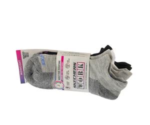 Skechers Work Lowcut 3er-Pack Damen-Socken - grau 35-39,5