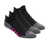 Skechers Work: Lowcut Heel Tab Socken - 3 Pack in Schwarz, Größe Medium