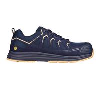Skechers Work: Malad II Comp Toe Herren Sneaker Low, blau, 40 EU