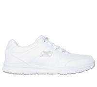Skechers Work: Nampa - Osil Sneaker in Weiss, Größe 45