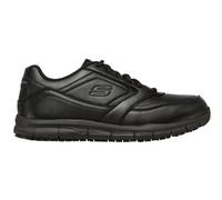 SKECHERS Berufsschuh "NAMPA" Schuhe mit rutschfhemmender Laufsohle Gr. 41, schwarz Schnürhalbschuhe (45462900-41)