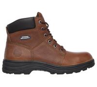 Skechers Work WORKSHIRE Stiefel Herren Braun Stahlkappe 77009EC, Schuhgröße:41 EU