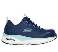 Skechers Work Slip-Resistant: Arch Fit - Ebinal Sneaker in Blau/Blau, Größe 39