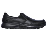 Skechers Work Slip-Resistant Relaxed Fit: Flex Advantage - Bronwood Slip-On Shoes in Schwarz, Größe 41.5