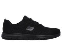 Skechers Work Slip-Resistant Relaxed Fit: Ghenter - Bronaugh Sneaker in Schwarz, Größe 39.5