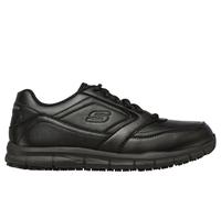 Skechers Work Slip-Resistant Relaxed Fit: Nampa Sneaker in Schwarz, Größe 39.5