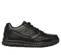 Skechers Work Slip-Resistant Relaxed Fit: Nampa - Wyola Sneaker in Schwarz, Größe 39.5