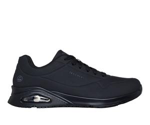 Skechers Work Slip-Resistant Relaxed Fit: UNO - Sutal Sneaker in Schwarz, Größe 42