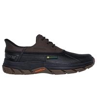 Skechers X John Deere Respected Tanzier, Herren-Sneaker, Schwarz Braun, 40 EU X-Ancho