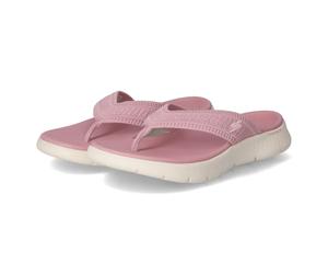 Skechers Zehentrenner GO WALK FLEX HOLL - Gr. 36 - Pink - Textil