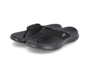 Skechers Zehentrenner HOLLY - Gr. 42 - Schwarz - Textil