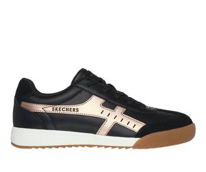 Skechers Zinger - Metallic Roads Sneaker in Schwarz/Roségold, Größe 38