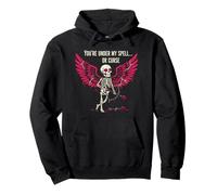 Skelett Amor | Gruselige Gothic Dark Romance Pullover Hoodie