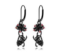 Skelett Hand Ohrringe für Damen 925 Silber Totenkopf Ohrstecker Gothic Lotus Ohrringe Halloween Schmuck für Frauen