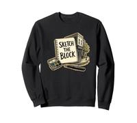 Sketch THE Block Urbanes Zeichnen Sweatshirt