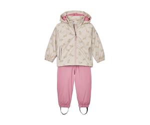 Skianzug "FIOS 22 MNS ST", Kinder, Gr. 122/128, pink, Obermaterial: 100% Polyester;Futter: 100% Polyester, FIRST INSTINCT BY KILLTEC, Sportanzüge Skianzug, Regen-Set für Kinder, wasserdicht, mit Tier-