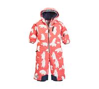 first instinct by killtec Kind FISW 33 MNS ONPC Skioverall/Schneeanzug mit Kapuze, wasserdicht, mineralrot