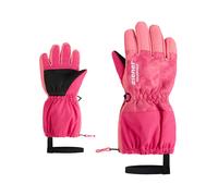 Skihandschuhe ZIENER "LEVIO-Z AS glove mini", Kinder, Gr. 2, tie dye pop pink, Obermaterial: 100% Polyester; Innenseite: 100% Polyester; Futter: 100% Polyester; Wattierung: 100% Polyester, Handschuhe 