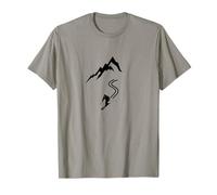 Skikleidung Berg Skifahrer Skishirt Damen und Herren Ski T-Shirt