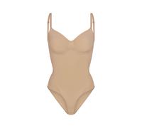 SKIMS Damen Bodysuit SEAMLESS SCULPT BRIEF, camel, Gr. M