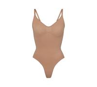 SKIMS Damen Bodysuit SEAMLESS SCULPT THONG, nougat, Gr. M