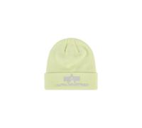 Skimütze ALPHA INDUSTRIES "3D Beanie", Damen, Gr. onesize, grün (arctic lime), Obermaterial: 100% Polyacryl, Mützen (85803466-0) arctic lime