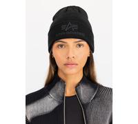 Skimütze ALPHA INDUSTRIES "3D Beanie", Damen, Gr. onesize, schwarz, Obermaterial: 100% Polyacryl, Mützen (81016104-0) schwarz