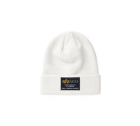 Alpha Industries Crew Beanie Weiß Mann (Herstellerartikelnummer: 128924-578-ohne)