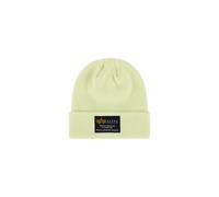 Skimütze ALPHA INDUSTRIES "Crew Beanie", Herren, Gr. onesize, grün (arctic lime), Obermaterial: 100% Polyacryl, Mützen (58723311-0) arctic lime