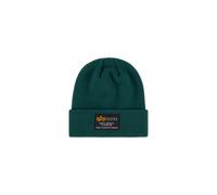 Skimütze ALPHA INDUSTRIES "Crew Beanie", Herren, Gr. onesize, grün (force grün), Obermaterial: 100% Polyacryl, Mützen (41925034-0) force grün