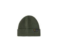 Skimütze ALPHA INDUSTRIES "Dockers Beanie", Herren, Gr. onesize, grün (schwarz olive), Obermaterial: 100% Polyacryl, Mützen (53243402-0) schwarz olive