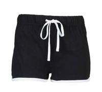 Skinni Fit SF - Shorts für Damen (42 DE) (Schwarz/Weiß)