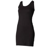 Skinni Fit Womens Extra Long Stretch Tank Dress - White - XL