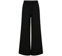 Skinnifit SF Damen Yogahose Jogginghose Wohlfühlhose Loungehose mit weiten Beinen kein Bündchen Recycling Material Schwarz XXL