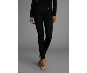 Skinny-fit-Jeans ARIZONA "Shaping", Damen, Gr. 22, K + L Gr, schwarz (schwarz washed), Jeans, Obermaterial: 79% Baumwolle, 19% Polyester, 2% Elasthan, Basic, eng lang, Jeans, skinny Passform, normale