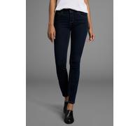 Skinny-fit-Jeans ARIZONA "Ultra-Stretch", Damen, Gr. 17, K + L Gr, blau (rinsed), Denim/Jeans, Obermaterial: 74% Baumwolle, 24% Polyester, 2% Elasthan, Basic, extraeng lang, Jeans, extra-enger Beinver