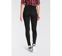 Skinny-fit-Jeans ARIZONA "Ultra Stretch", Damen, Gr. 40, N-Gr, schwarz (schwarz schwarz), Denim/Jeans, Obermaterial: 63% Baumwolle, 32% Polyester, 5% Elasthan, skinny fit lang, Jeans, skinny-fit, beto