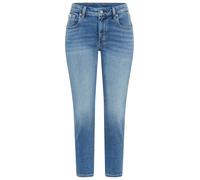 Skinny-fit-Jeans CALVIN KLEIN JEANS "MID RISE SKINNY", Damen, Gr. 28, Länge 32, vintage avenue, Denim/Jeans, Obermaterial: 80% Baumwolle, 12% Polyester, 6% Elastomultiester, 2% Elasthan, skinny fit la