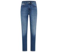 Skinny-fit-Jeans CALVIN KLEIN JEANS "MID RISE SKINNY INDIGO STATION", Damen, Gr. 29, Länge 32, blau (indigo station), Denim/Jeans, Obermaterial: 80% Baumwolle, 12% Polyester, 6% Elastomultiester, 2% E
